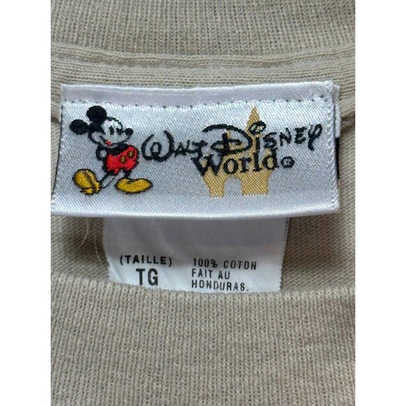 Vintage 90s Y2K Walt Disney World Magic Music Days T-Shirt Mens Size XL Beige - Picture 4 of 9
